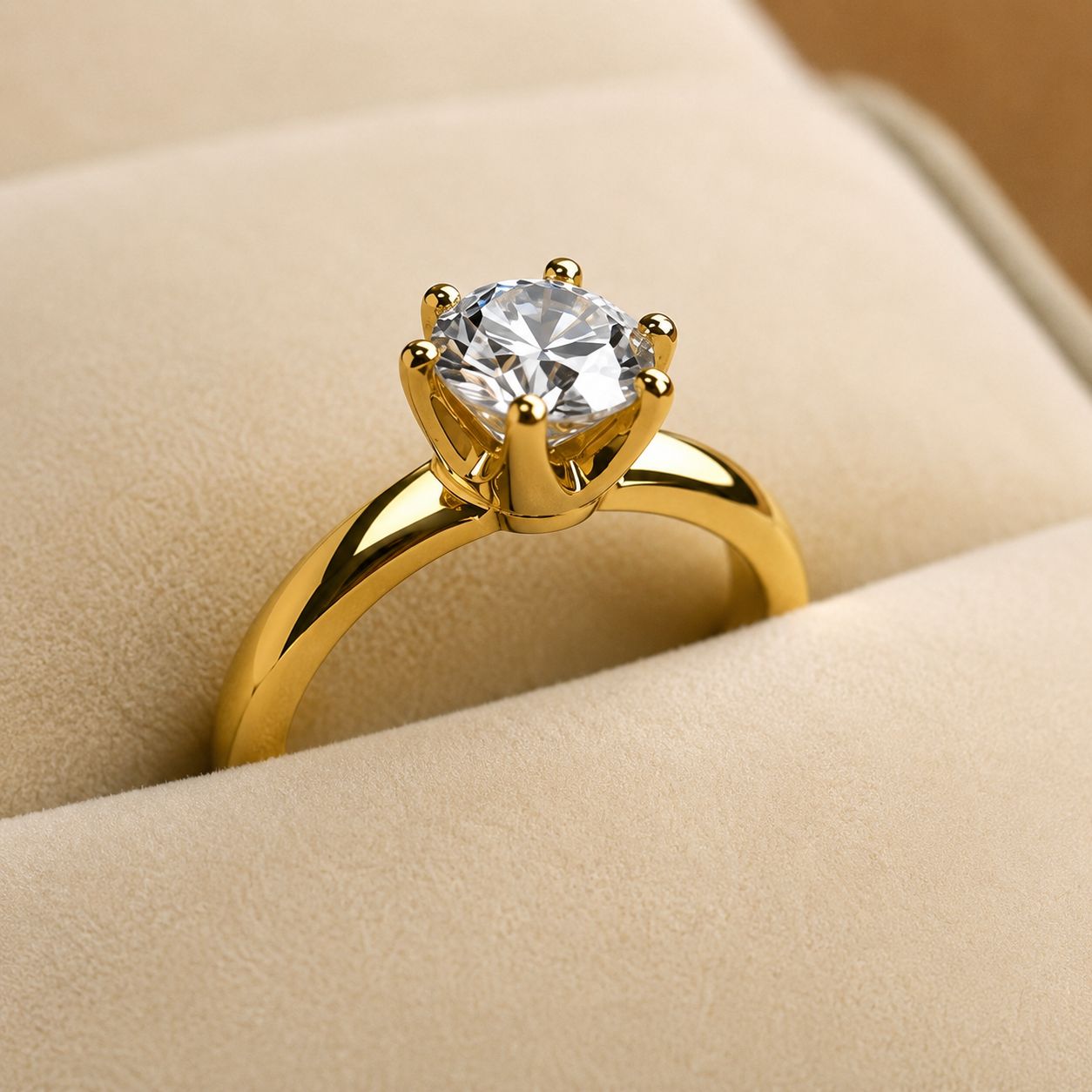 Brilliant Solitair 585 Gold