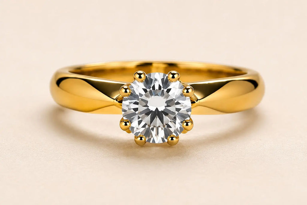 Brilliant Solitair 585 Gold Flora Diamonds