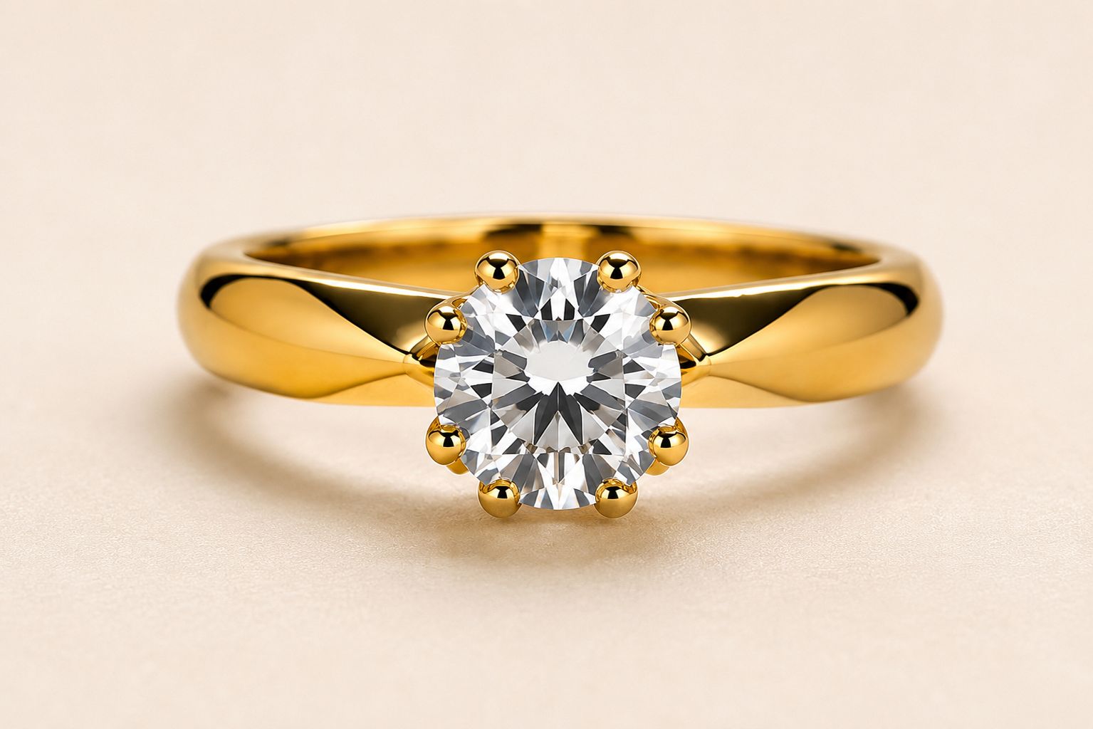 Brilliant Solitair 585 Gold