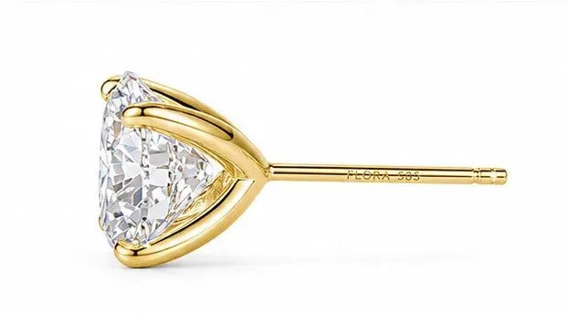 Floradiamonds funkelnder Ohrstecker aus 585 Gold Flora Diamonds