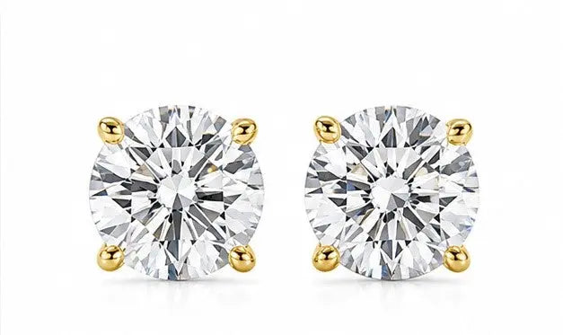 Floradiamonds funkelnder Ohrstecker aus 585 Gold Flora Diamonds