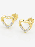 333 Gold Herz Ohrstecker | Flora Diamonds Flora Diamonds
