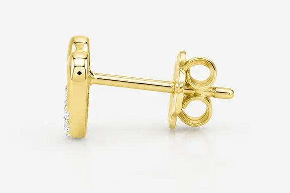 333 Gold Herz Ohrstecker | Flora Diamonds Flora Diamonds