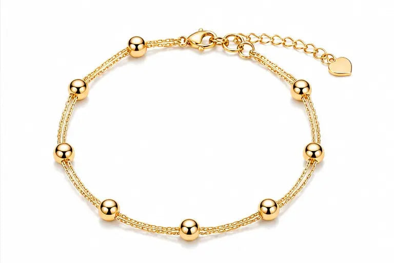 Armband Damen Gold 750 Perlen Kugeln Royal Diamonds