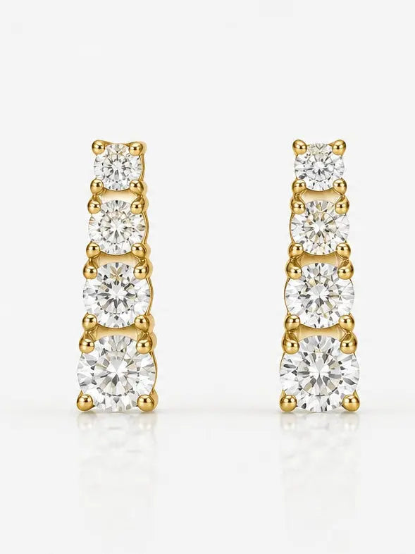 333 Gold Ohrstecker Gelbgold | Flora Diamonds Flora Diamonds