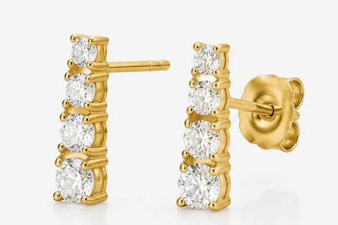 333 Gold Ohrstecker Gelbgold | Flora Diamonds Flora Diamonds