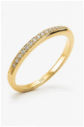 375 Gold Damenring mit 14 Zirkonia | Flora Diamonds Flora Diamonds