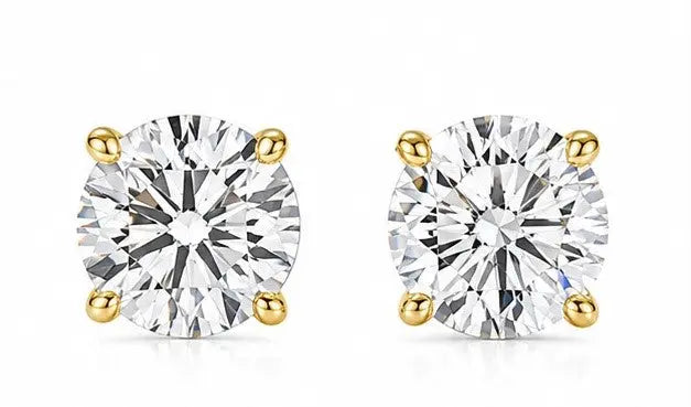 Floradiamonds funkelnder Ohrstecker aus 585 Gold Flora Diamonds