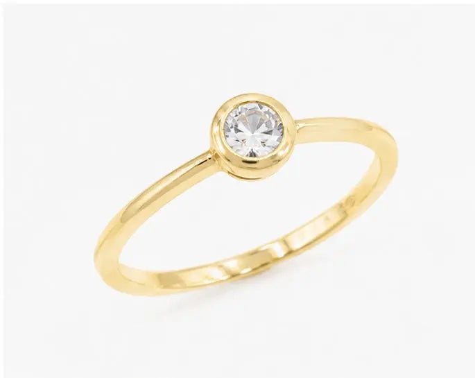333 Gold Nuance Verlobungsring | Flora Diamonds Flora Diamonds