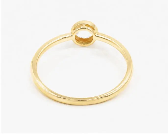 333 Gold Nuance Verlobungsring | Flora Diamonds Flora Diamonds