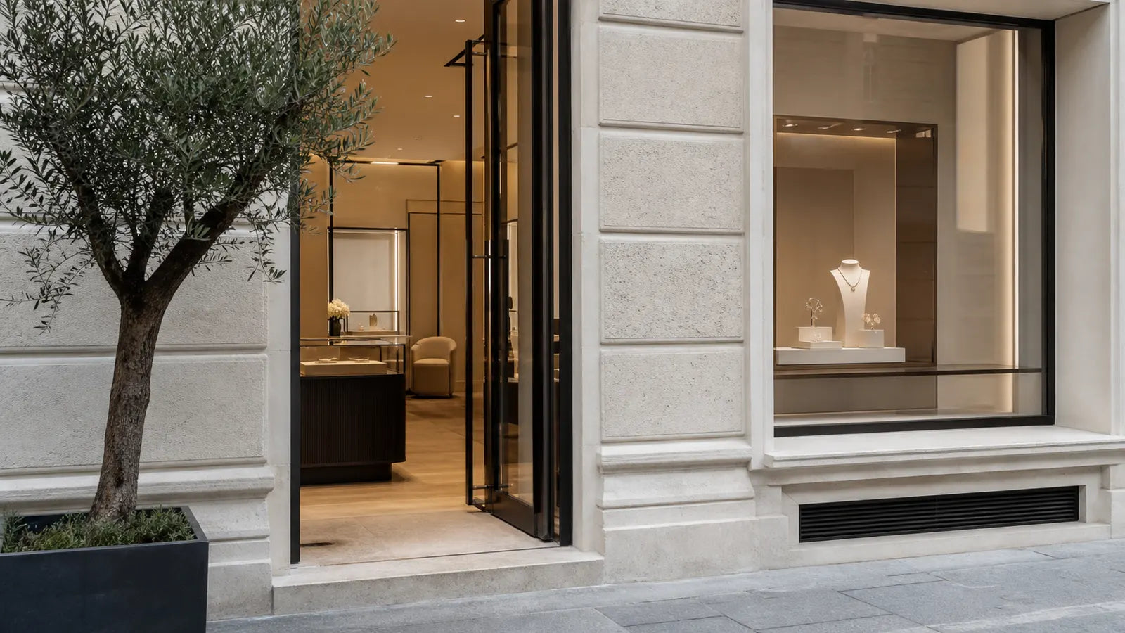 Showroom-Atmosphäre